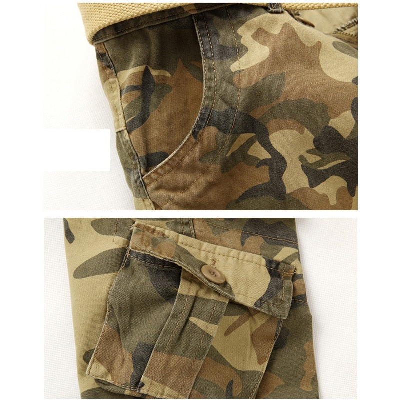 2022 Hot sale free shipping men cargo pants camouflage  trousers military pants for man 7 colors